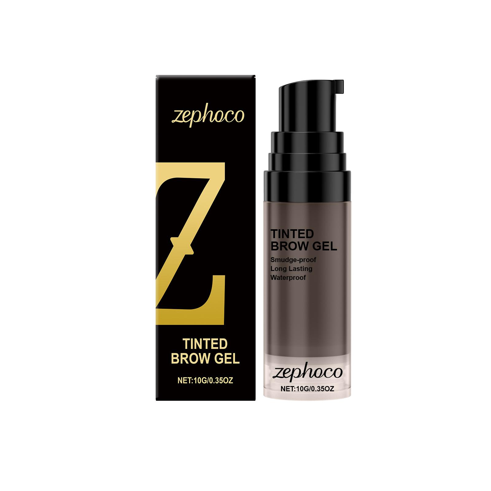 Zephoco Gekleurde Wenkbrauwgel Blijvend Waterdicht Zweetbestendig Mat Natuurlijke Wenkbrauwverf Wenkbrauwkleur Versterkers Wenkbrauwcrème Cosmetica