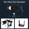 2Pcs Universal Motorcycle LED Headlamp Spot Light Dual Color For 12V ATV Scooter
