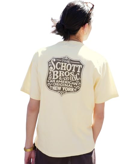 

Schott SS Футболка Железная пластина Мужская футболка, Размер S, 438, Лимонный, 782-4134023