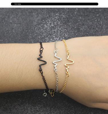 New Arrival Harajuku Street Style ECG Men Women Creative Popular Couple Bracelet Bangles Chain