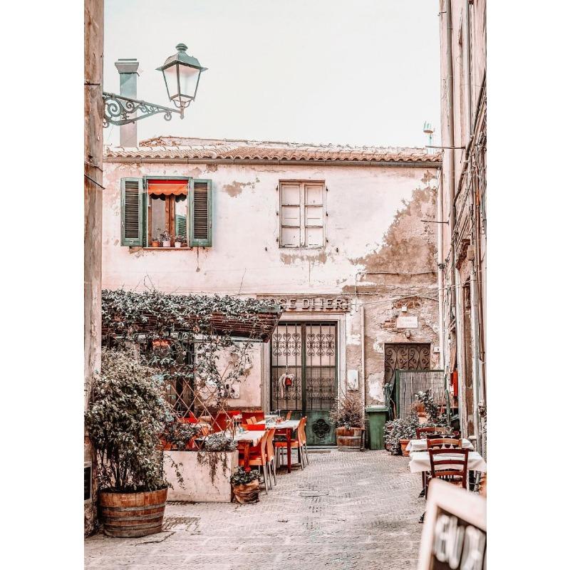 Classic Tourist City Italian Architecture Street Nordic Posters Prints Canvas Painting Wall Art Picture Living Room Home Decor