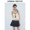 UR Women's Retro Color Block Tie-Detail Knit Vest