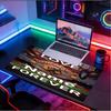 Custom Name Personalized Manchester United Pattern Mousepad, Laptop PC Desk Mat, Decorative Desk Mat for Home Keyboard Pad Gift