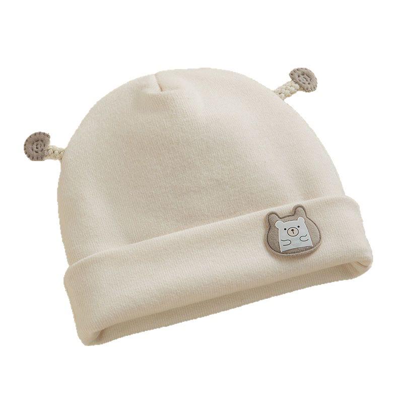Pure Cotton Baby Hat for All Seasons - Newborn Infant Protective Cap