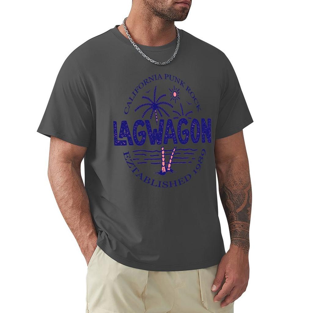 Lagwagon Punk T-Shirt Oversized T Shirt Customs Hippie Clothes Vintage T Shirt Men