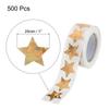 500pcs/roll Exquisite Laser Blank Five-pointed Star Stickers Handmade Decoration Holiday Birthday Party Sealing Label Sticker
