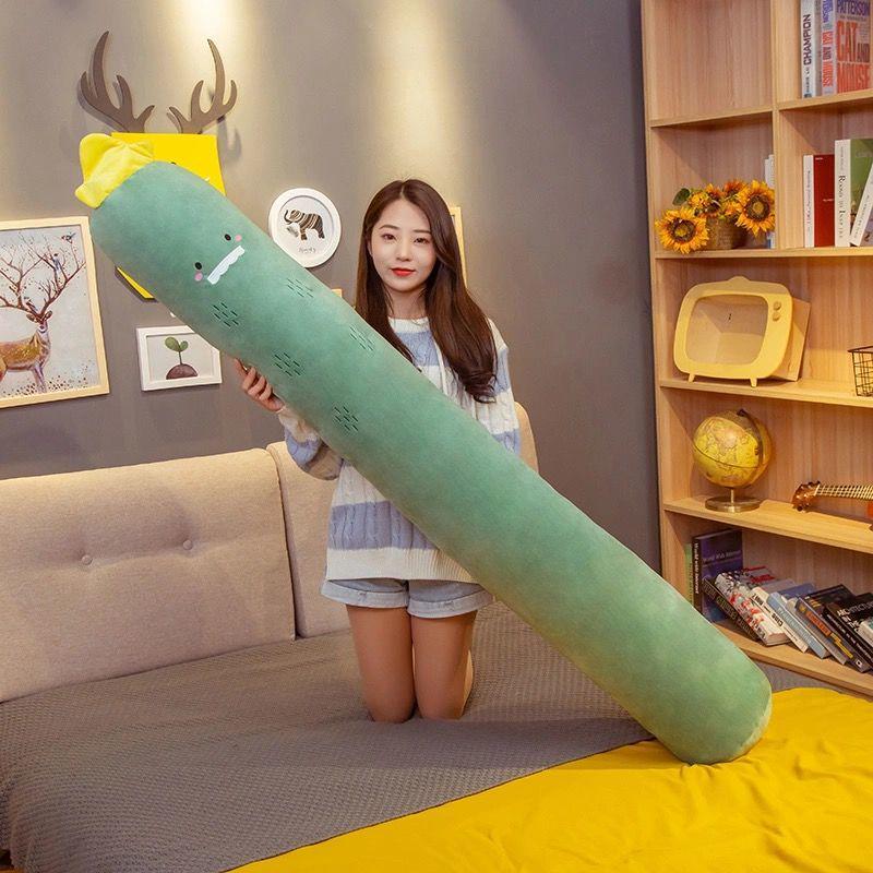 Washable Cylindrical Bolster Pillow for Sleeping, Leg Clamping, and Back Support
