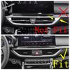 Central Control AC Air Conditioning Warning Light Lamp Strip Cover Trim ABS Accessories For Kia Forte / Cerato / K3  -