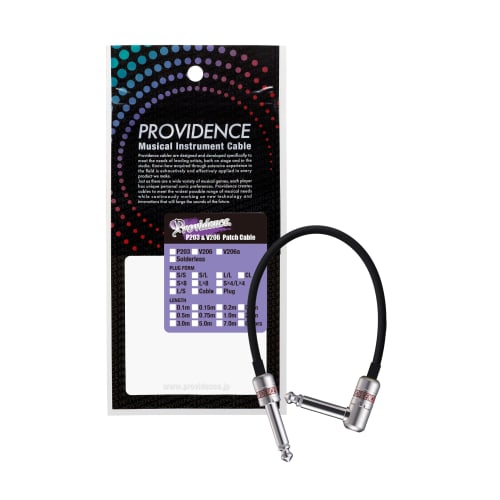 Providence V206 10cm Patch Cable with S/L Plug (Straight/L-Shaped)