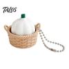 Unique Bag Decoration 3D Printed Fruit Fidget Clicker Toy with Mechanical Press, Stress Relief Keychain, Cute Vegetable Charms Sensory for Teens