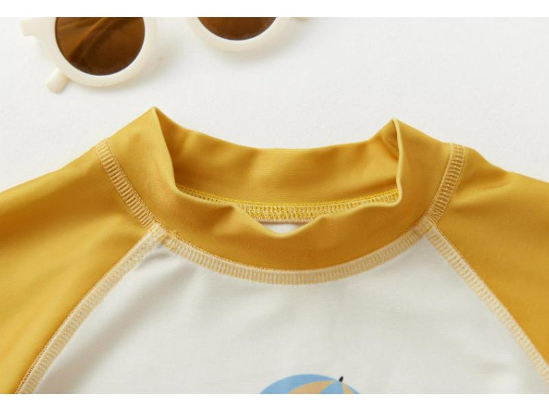 Barnens Dinosaurie Baddräktsset - Snabbtorkande Kortärmad & Shorts för Pojkar