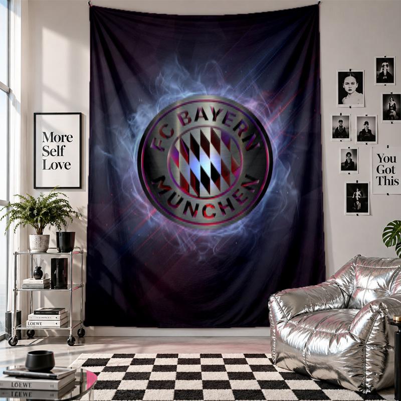 Bayern Munich Wall Tapestry Home Decor Wall Hanging Cloth for Bedroom Living Room Background