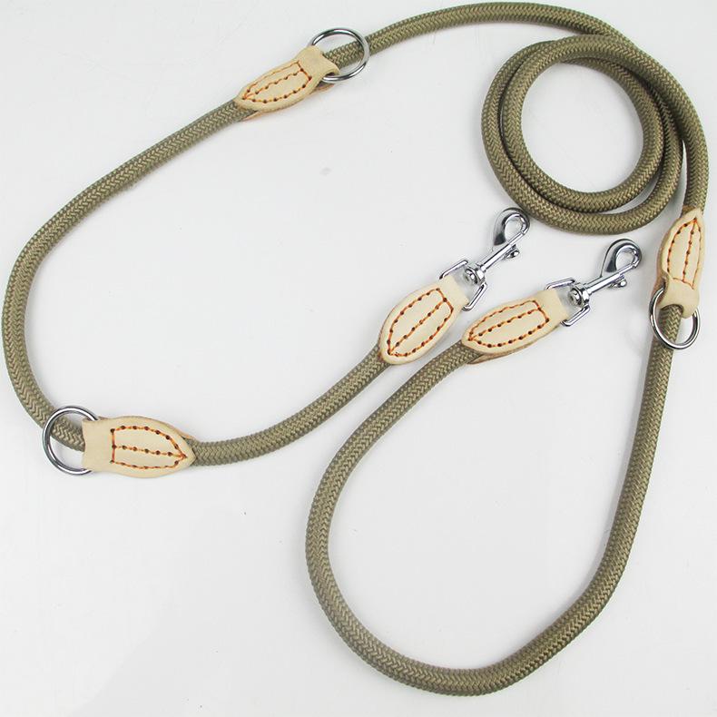 Dog Leashes Harness for Dog Walker Dogs Double Leash Hands Free Harness Dogs Walking Multifunctional Chain Pet Accessories Belt