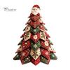 Kits de Manualidades para Decoración del Hogar DIY Kit de Árbol de Navidad de Tela Acolchada, Set de Costura Patchwork Vintage Actividades Educativas Decoración de Mesa para Niños, Hecho a Mano