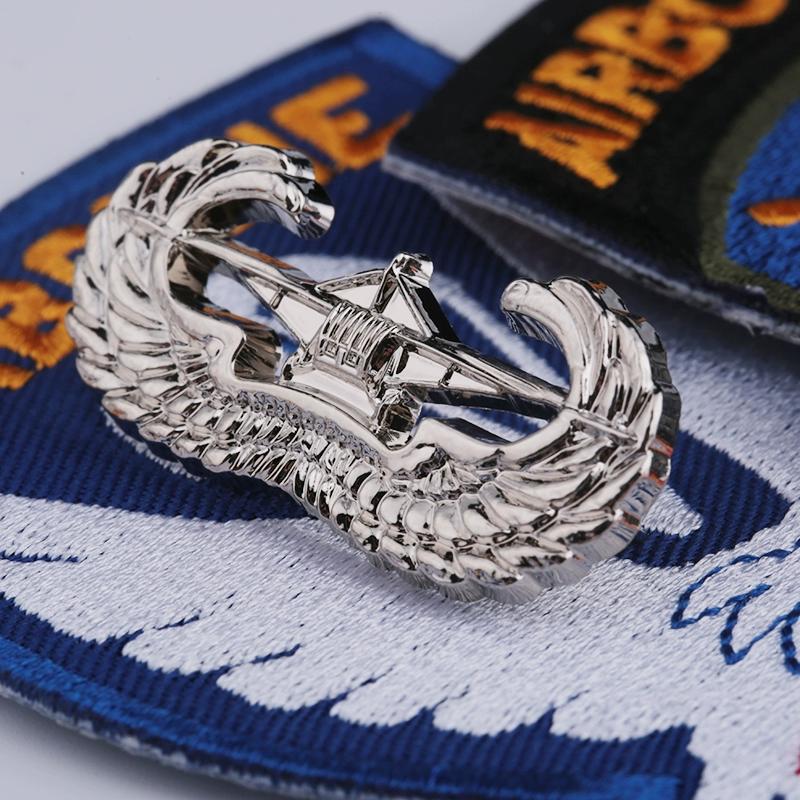 WWII World War II American Glider Metal Badge Badge Shoulder Badge Commemorative Badge Flight Badge Parachute Badge Tactical Badge