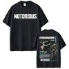 Maglietta Grafica Limitata Connor Mcgregor The Notorious Unisex Moda Donna Retro Classico T-shirt Casual Cotone Oversize T-shirt