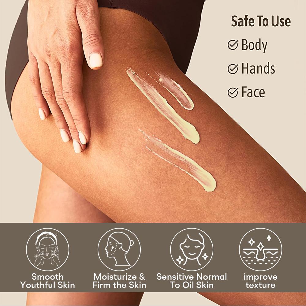 Coconut Oil Body Cream-Visibly Firmer Skin-Solve Drying And Water Shortage-Suitable For All Skin Types, 200g