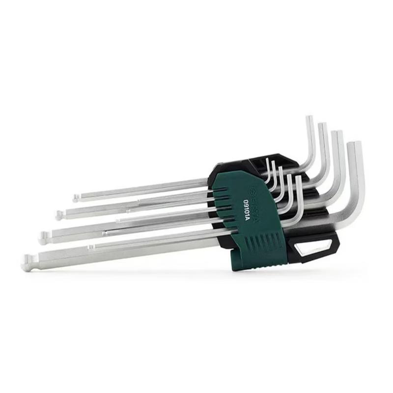 SATA 9-Piece Extra Long Ball End Hex Key Set
