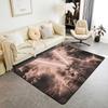 Blue Red Lightsaber Living Room Rugs Neon Glowing Lightning Decorative Carpet Gradient Light Indoor Floor Mat Video Game Theme