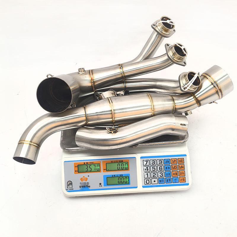 New Front Bend Exhaust Pipe for 2021-2025 MT09/FZ09 Motorcycles
