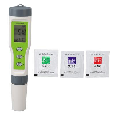 Medidor de calidad del agua 3 en 1, EC, TEMP, PH, alta precisión, digital