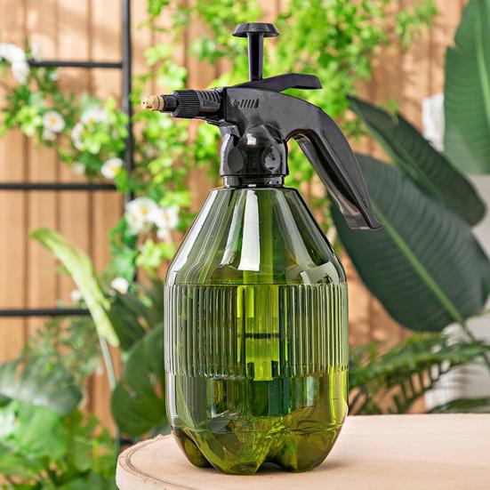 Hand Pressure Watering Can Plant Mister Spray Bottle with Adjustable Nozzle Pump Sprinkling Can for Indoor Plant Care Household Cleaning