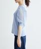 ROPE PICNIC Sheer Tuck Sleeve Knit Beige Women's Cool-to-the-touch Pullover, GDM14770, (27)