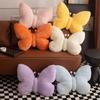 Non-Toxic Butterfly Pillow Soft Stuffed Plush Toys Colorful Butterfly Sofa Hugging Pillow Multicolored Cushion Home Decor Birthday Gifts