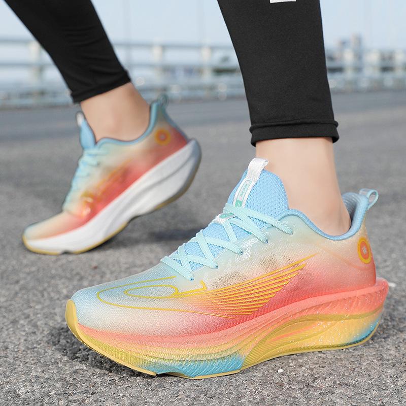 New foreign trade red rabbit sports shoes men's couple casual running shoes lightweight mesh breathable casual shoes live broadcast