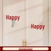 Wedding Room Decoration Set: Double Happiness Stickers for Bride and Groom Bedroom
