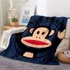 P-Paul Frank Flanell Wohnzimmer, Schlafzimmer, Schlafsofa, Picknick für Kinder, Wärme, Komfort, tragbare Decke, Geburtstagsgeschenk r2