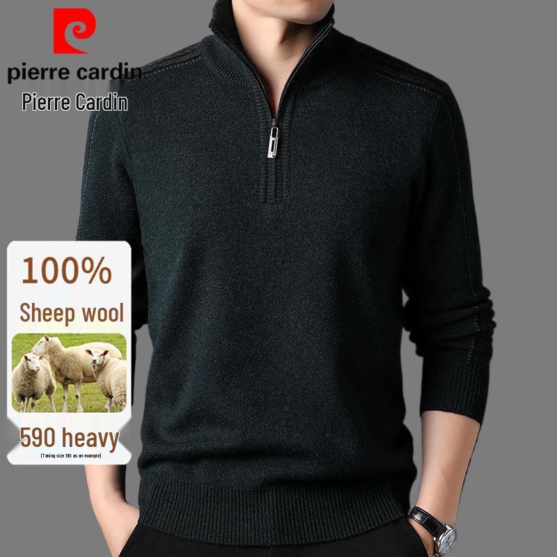 Pierre Cardin Men s 100% Wool Half-Zip Sweater 3XL