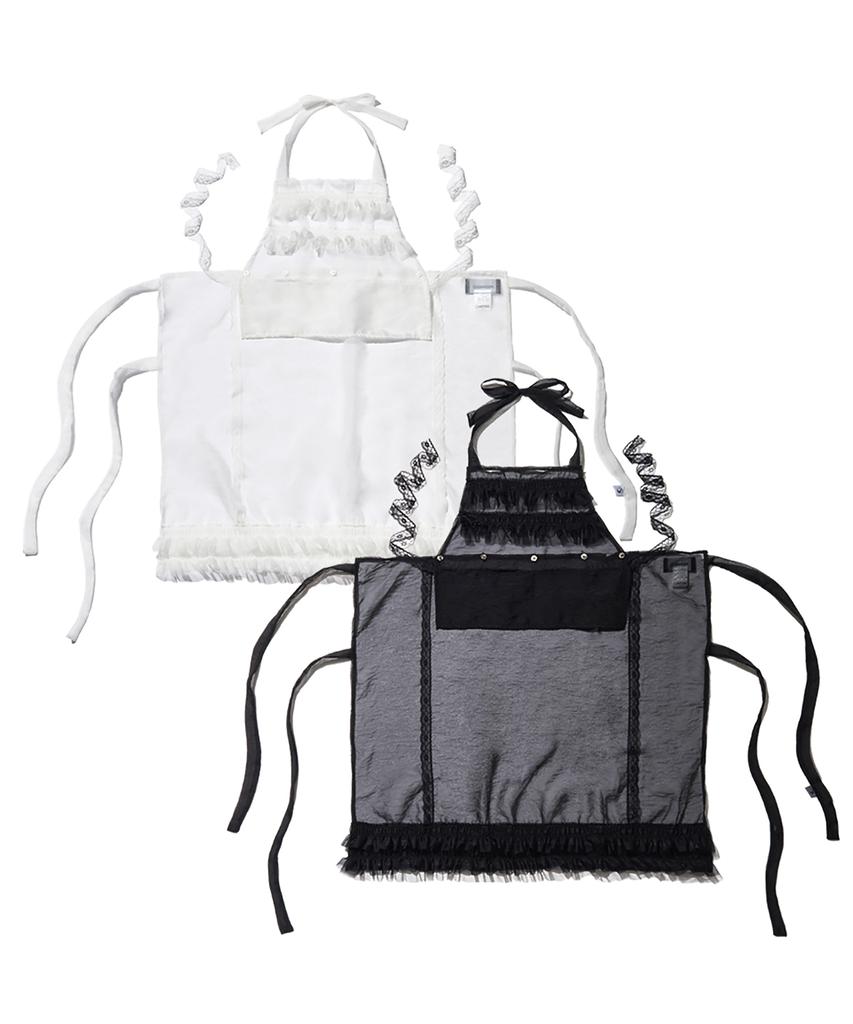 Peace Maker Ts 3Way Sheer Apron (Black)