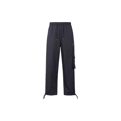Solid Color Brand Logo Straight Leg Casual Pants Women Bottoms Green DQ2906-010
