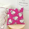 Hello Kitty Character Pillow Case Double Sided Print Ultra Soft Fabric Plush Cushion Dust Resistant Decor Gift Idea