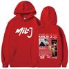 Rapper Milo J 111 Album Merch Hoodies Mannen Vrouwen Kleding Vintage Hip Hop Hooded Sweatshirt Casual Oversized Pullovers Fans Cadeau