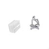 Modern Acrylic Toilet Paper Storage Box And Abstract Thinker Statue Decoration for Wall Mounted