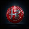 74mm Legierung Metall Emblem Alfa Romeo Abzeichen Auto Logo OEM Stil für Giulia Stelvio Giulietta Mito Frontgrill Kofferraumdeckel Ersatz qa9