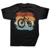 Retro Mountain Bike T-Shirt Summer Men Short Sleeve Biking Sport Lovers I Like Beer And Cycling And Maybe 3 People Bicycle Tops