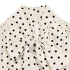 Herbst 2025 Retro Polka-Dot Midi-Kleid mit Schleifenkragen und langen Ärmeln
