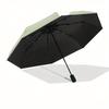 Bambi, Deer Automatic Opening and Closing Umbrella - 8 Ribs Portable Folding Umbrella with Plastic Handle, Suitable for Leisure and Hallowee