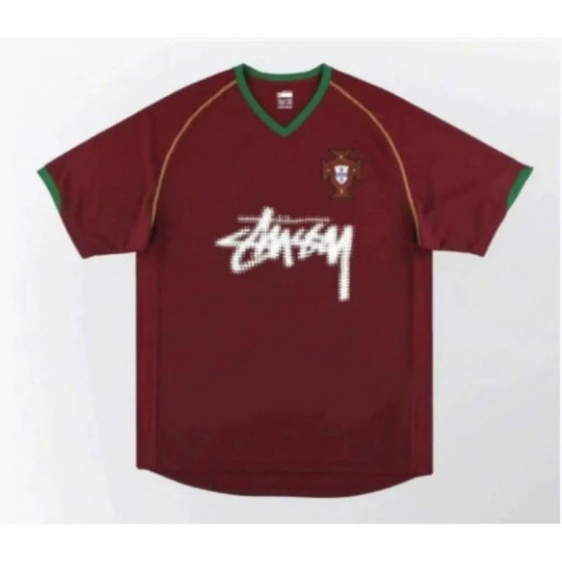 Maglia da Calcio Signature Stussy Retro Brasile Argentina Portogallo Maglia da Allenamento Calcio Uomo Donna Manica Corta