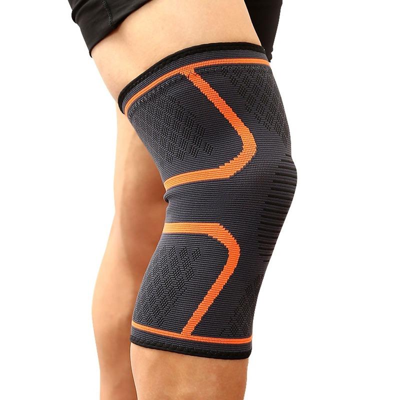 1 Paio Fitness Corsa Ciclismo Supporti per Ginocchia Tutori Elastico Nylon Sport Compressione Ginocchiera Manicotto per Pallacanestro Pallavolo