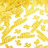 Gejoy 4 Bags Gold 50th Anniversary Confetti Glitter Confetti Table Decorations for 50th Anniversary Wedding Party Decoration