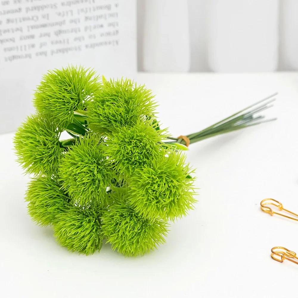 10/5Pcs Dandelion Artificial Flowers Plants Bouquet Plastic Fake Flower for Home Wedding Table Decoration DIY Floral Arrangement