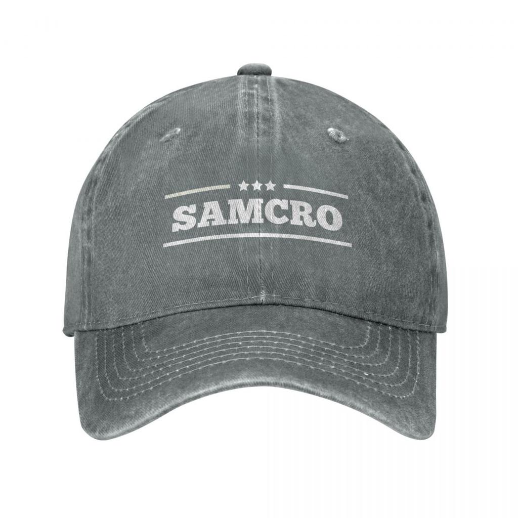 Son Of Anarchy Samcro Outlaw Baseball Caps Vintage Distressed Washed Grim Reaper Awesome Snapback Unisex Outdoor Adjustable Hat