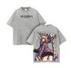New Japanese Misa Amane Graphic Tshirt Anime Death Note Vintage Washed T Shirt Men Women Clothing Cotton Short Sleeve Tees