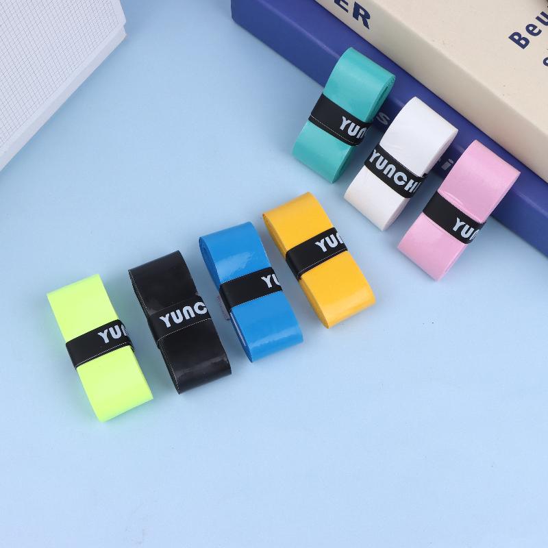 10Pcs Shock Absorption Sticky Tennis Racket Over Grip Anti-Slip Grip Tape Sport Fishing Rods Sweatband Headband Accessory