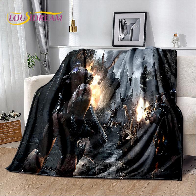 3D HD StarCraft Game Gamer Soft Plush Blanket,Flannel Blanket Throw Blanket for Living Room Bedroom Bed Sofa Picnic Cover Kids