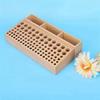 M-Modern-Leather Tools 98-Hole Slotted Beech Tool Rack Leather Leather Carving Punch Diamond Cut Storage Tools DIY Tools Easy To